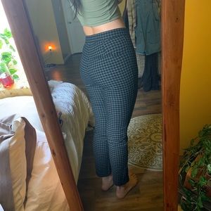 Black&white Gingham Trousers